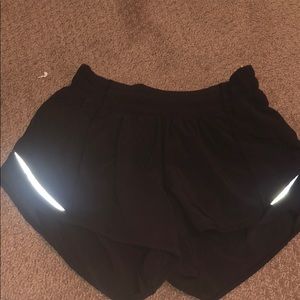 Black lulu lemon shorts